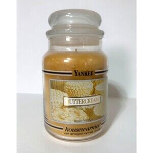 Buttercream Yankee Candle Original Large Jar Vanilla Frosting Housewarmer 22oz